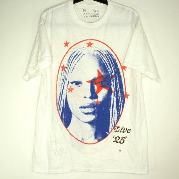 Beyonce Mens Medium Cowboy Carter Concert 2025 Tour Tee T-Shirt NEW G1425 - Picture 1 of 8